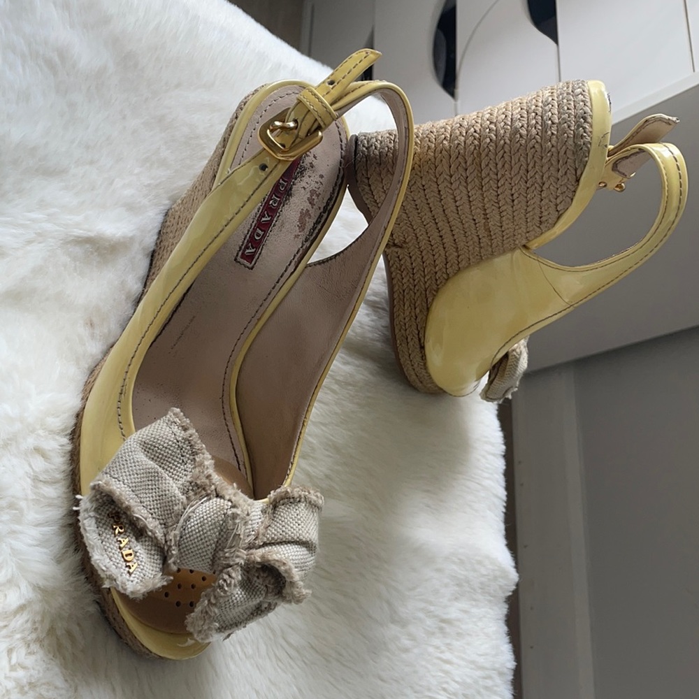 Prada wedges